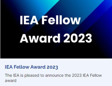 Professor Yu Miaojie Elected Fellow of the IEA of the United Nations