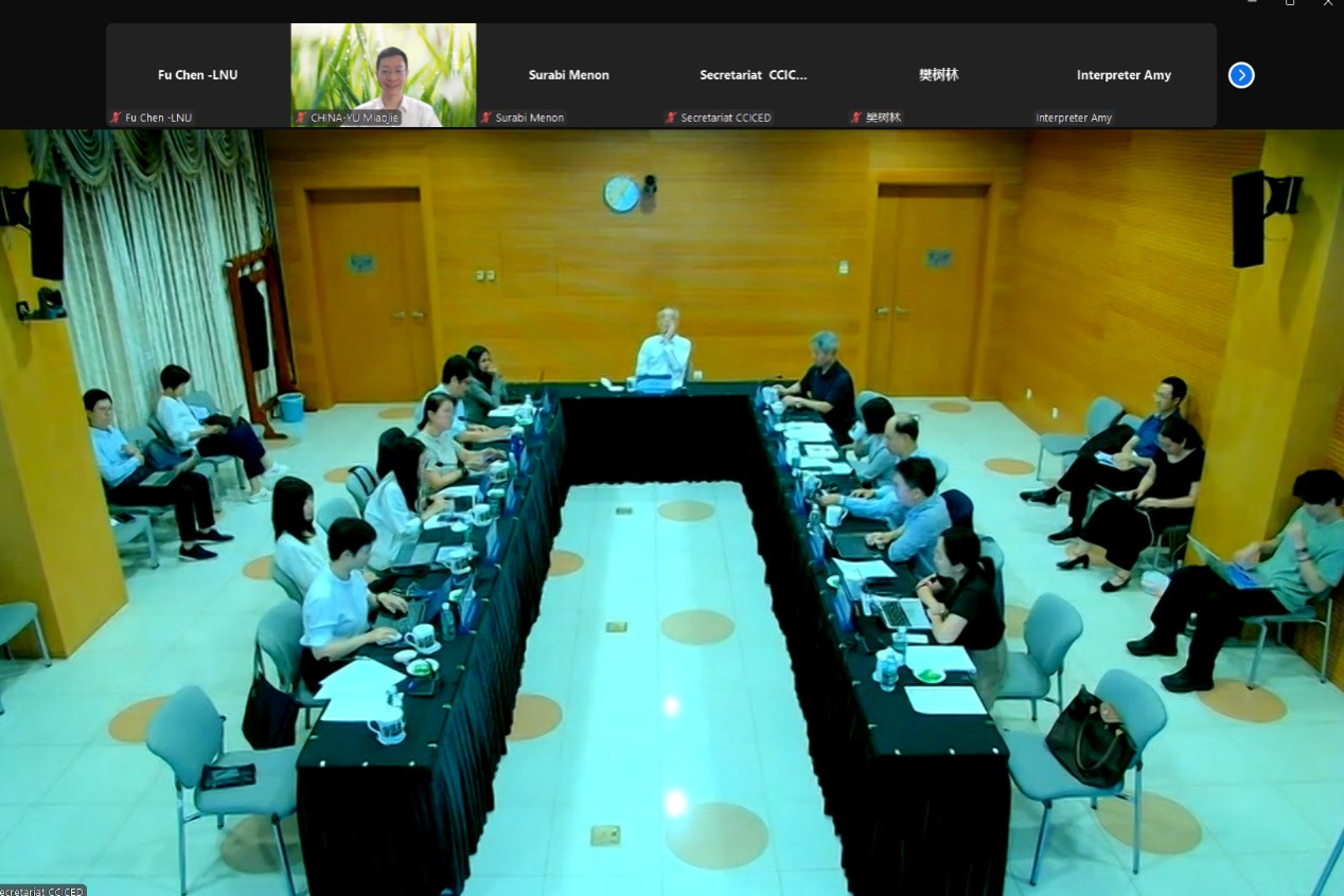 Yu Miaojie Attends Seminar on Research Progress of CCICED’s Green Trade
