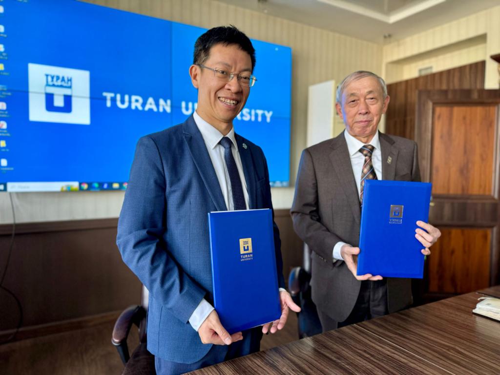 Delegation Led by President Yu Miaojie Visits Turan University in Kazakhstan